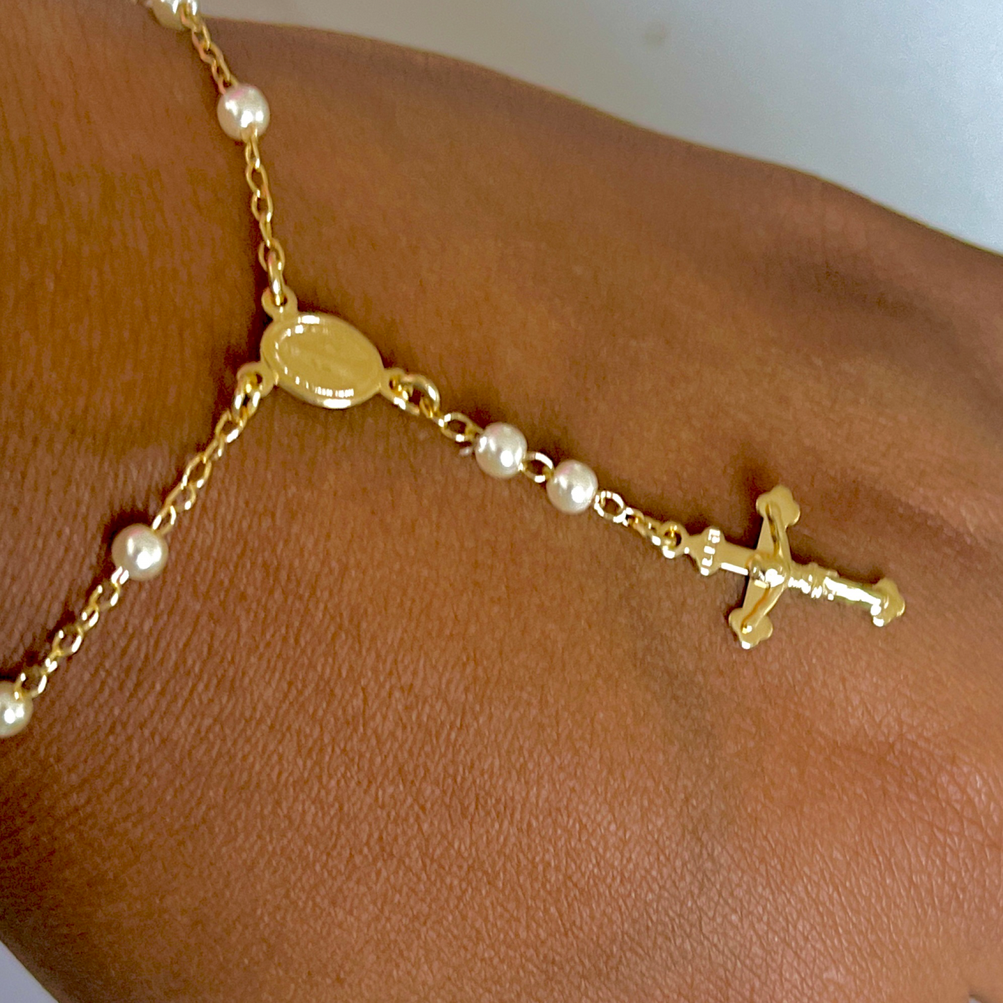 Guadalupe Rosary Bracelet-18k Gold Filled