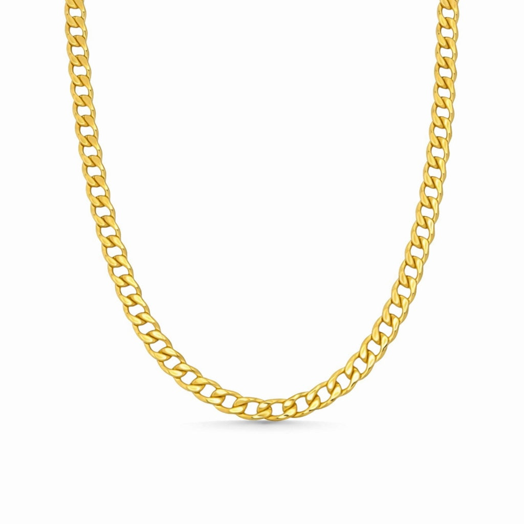 Curb Link 18k Gold Filled Chain