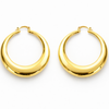 Celeste Gold Plated Hoop Earrings