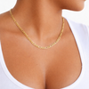 Figaro Link 18k Gold Filled Chain