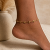 Hollow Puff Mariner Link Gold Filled Anklet 5mm