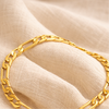 Figaro Link Gold Filled Anklet (Flat)-5mm