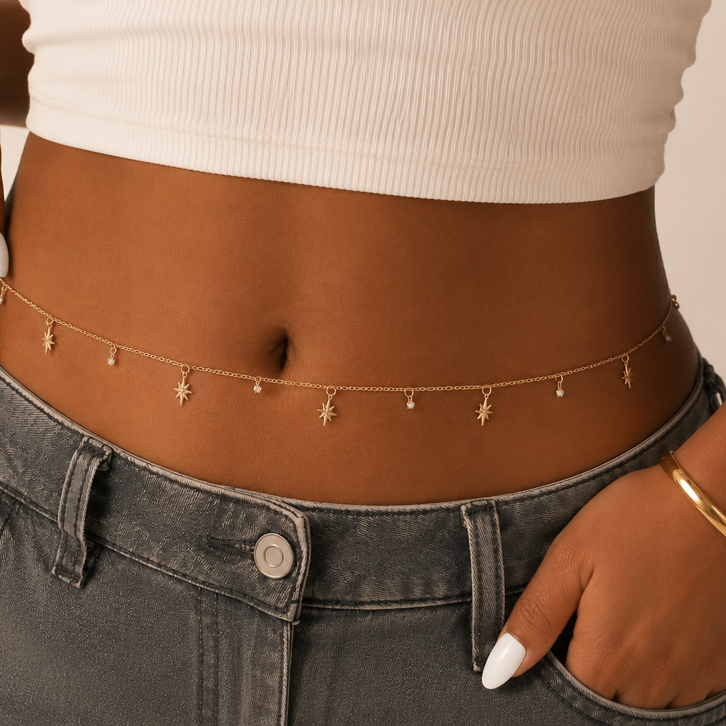 Stella Charm Belly Chain
