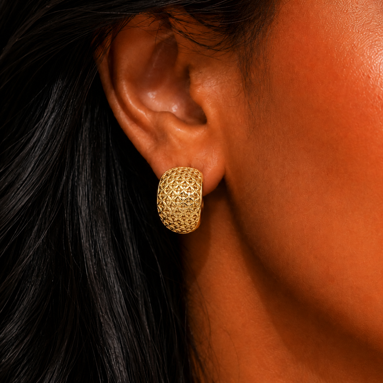 Alina Gold Plated Earrings