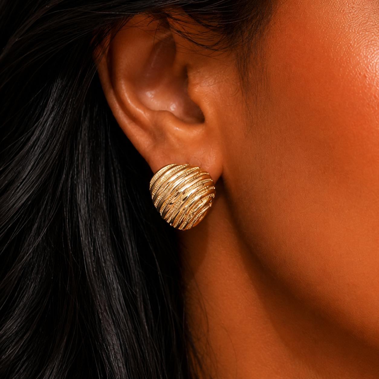 Amara Gold Plated Earrings