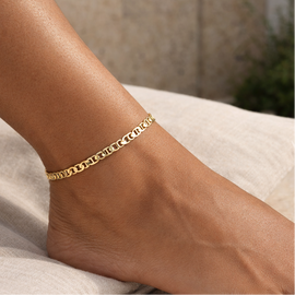 Mariner Link Gold Filled Anklet