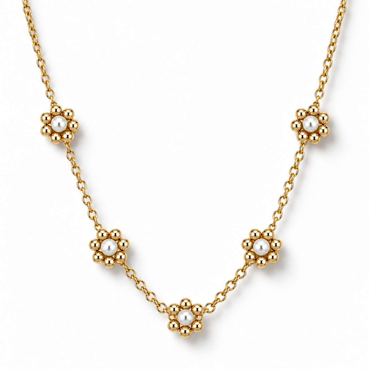 Luna Blossom Gold Filled Necklace