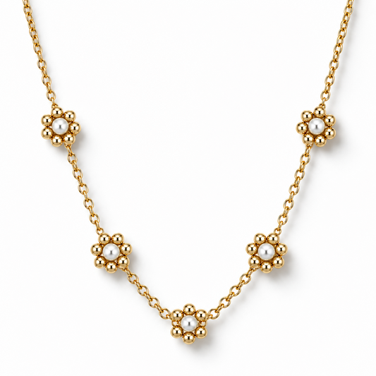 Luna Blossom Gold Filled Necklace