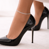 Figaro Link 925 Sterling Silver Anklet-3mm