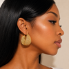 Maya Gold Plated Hoop Earrings