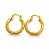 Melia Gold Plated Hoop Earrings