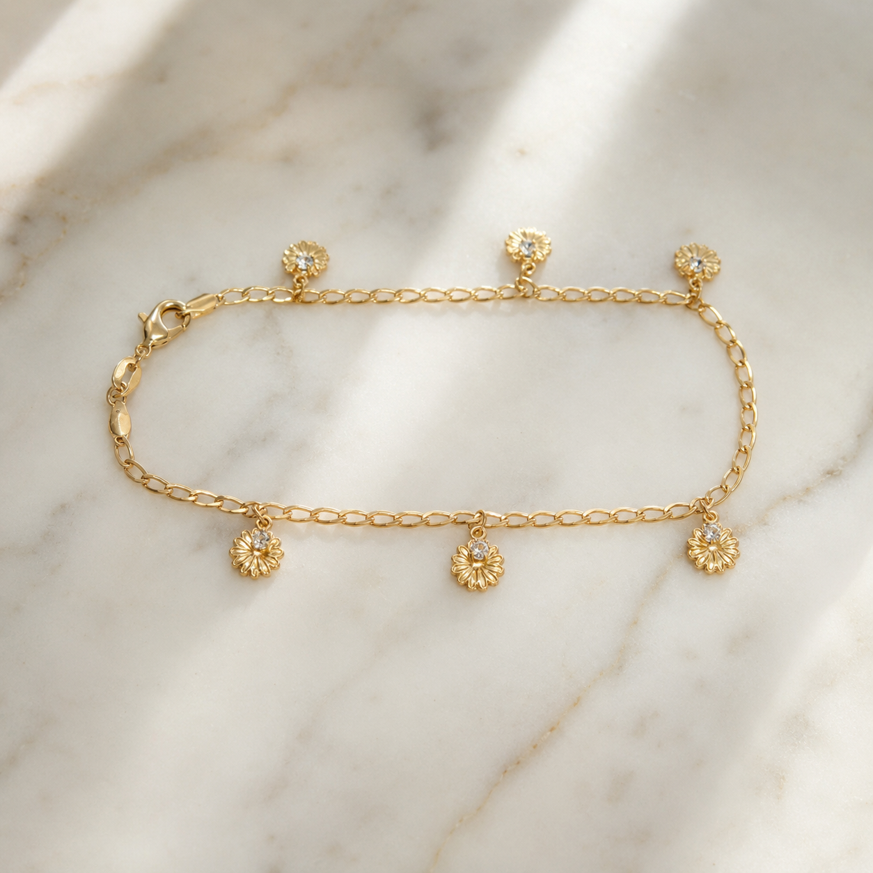 Capri Charm Gold Filled Anklet