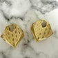 Aria Gold Plated Geometric Hoops