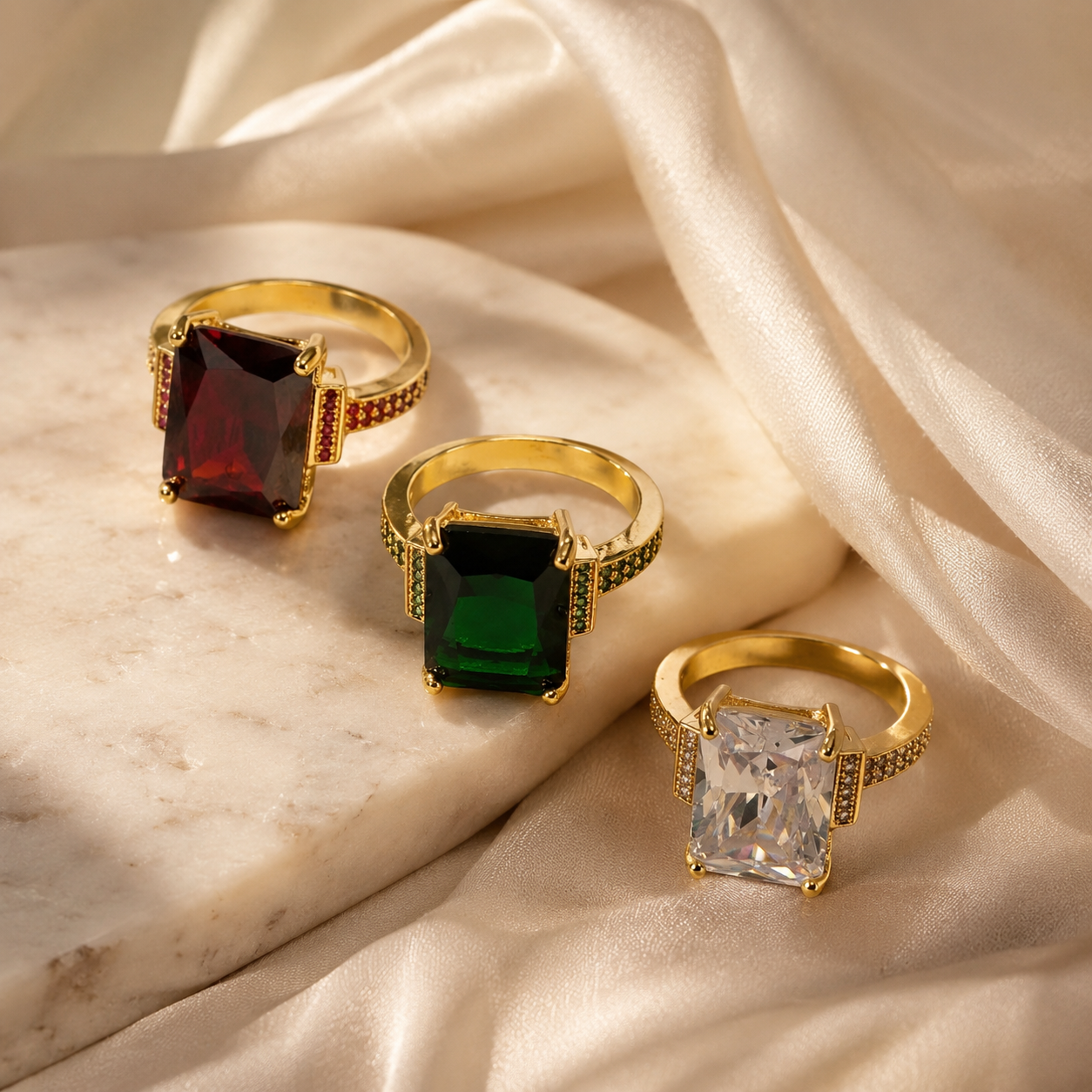 Fantasia Gold Plated Ring