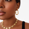 Nova Gold Plated Earrings