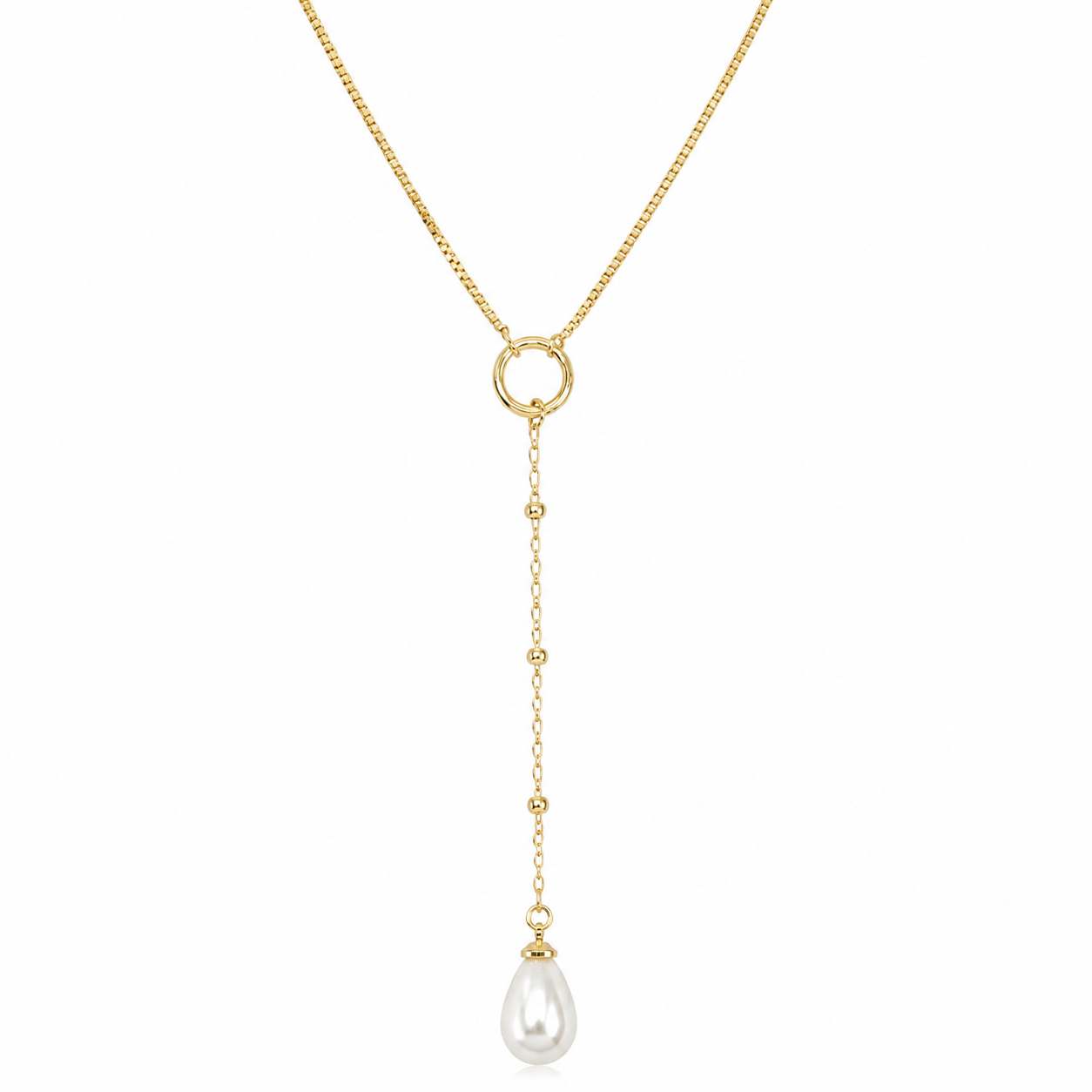 Isla Pearl Drop Necklace