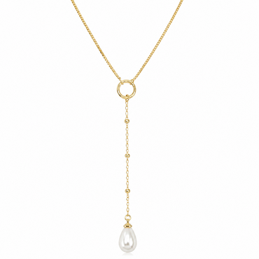 Isla Pearl Drop Necklace