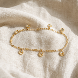 Capri Charm Gold Filled Anklet