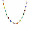 Zari Multicolor 18k Gold Filled Necklace