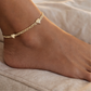 Mariner Link Hearts Gold Filled Anklet