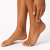 Chic Multicolor Link Gold Filled Anklet