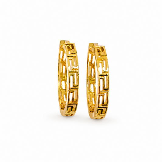 Blair Gold Plated Hoop Earrings