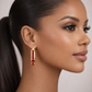 Leona Earrings Gold Plated