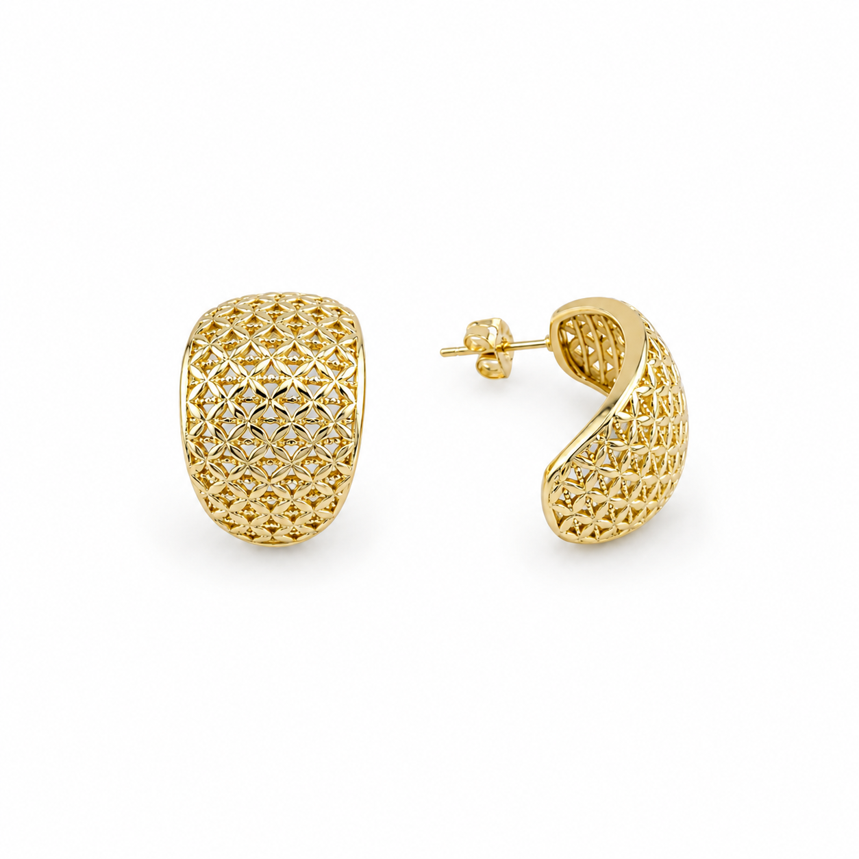 Alina Gold Plated Earrings