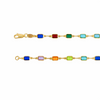 Zari Multicolor 18k Gold Filled Necklace