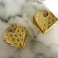 Aria Gold Plated Geometric Hoops
