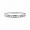 Toni CZ Band Sterling Silver Ring