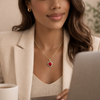 Carrie 18k Gold Filled Pendant Necklace
