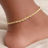 Ariel Rope Link Gold Filled Anklet