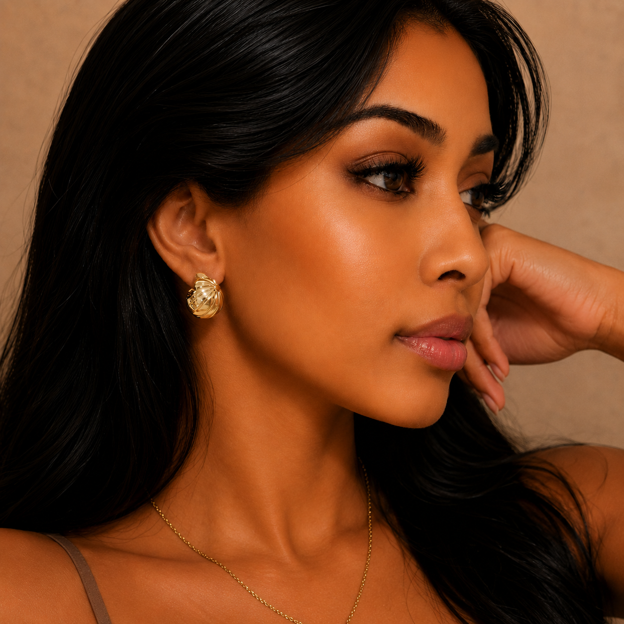 Valerie Gold Plated Earrings
