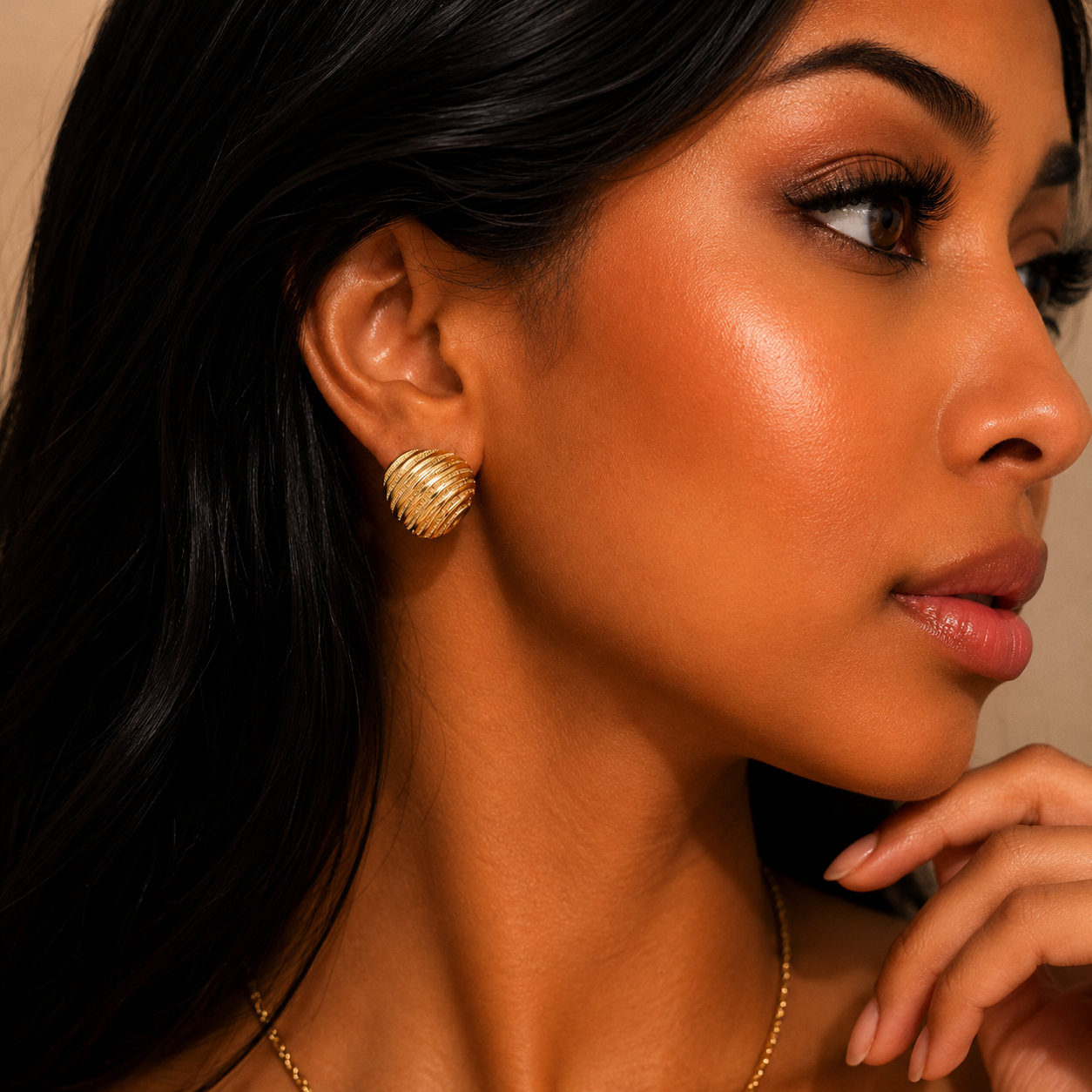 Amara Gold Plated Earrings