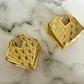 Aria Gold Plated Geometric Hoops