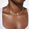Hollow Puff 18k Gold Filled Mariner Link Chain