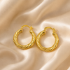 Melia Gold Plated Hoop Earrings