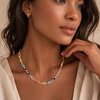 Zari Multicolor 18k Gold Filled Necklace