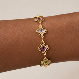Pastel Dreams 18k Gold Filled Bracelet