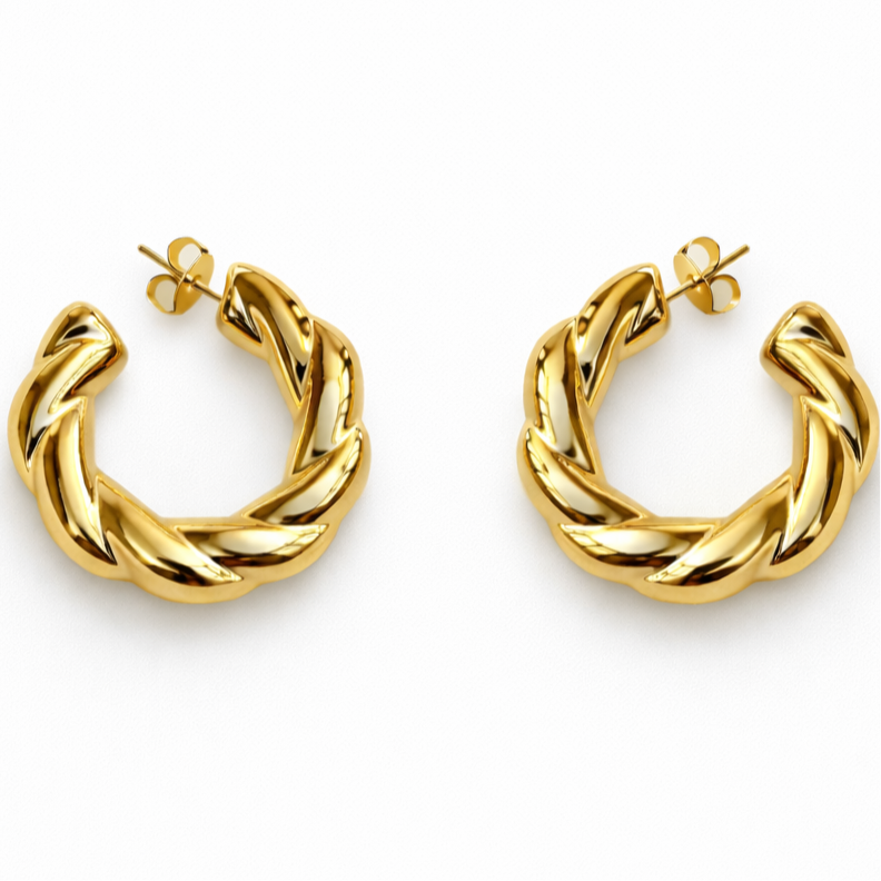 Elena Hoop Earrings