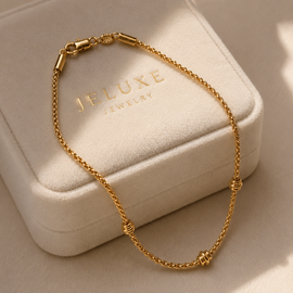 Vera Wheat Link Gold Filled Anklet