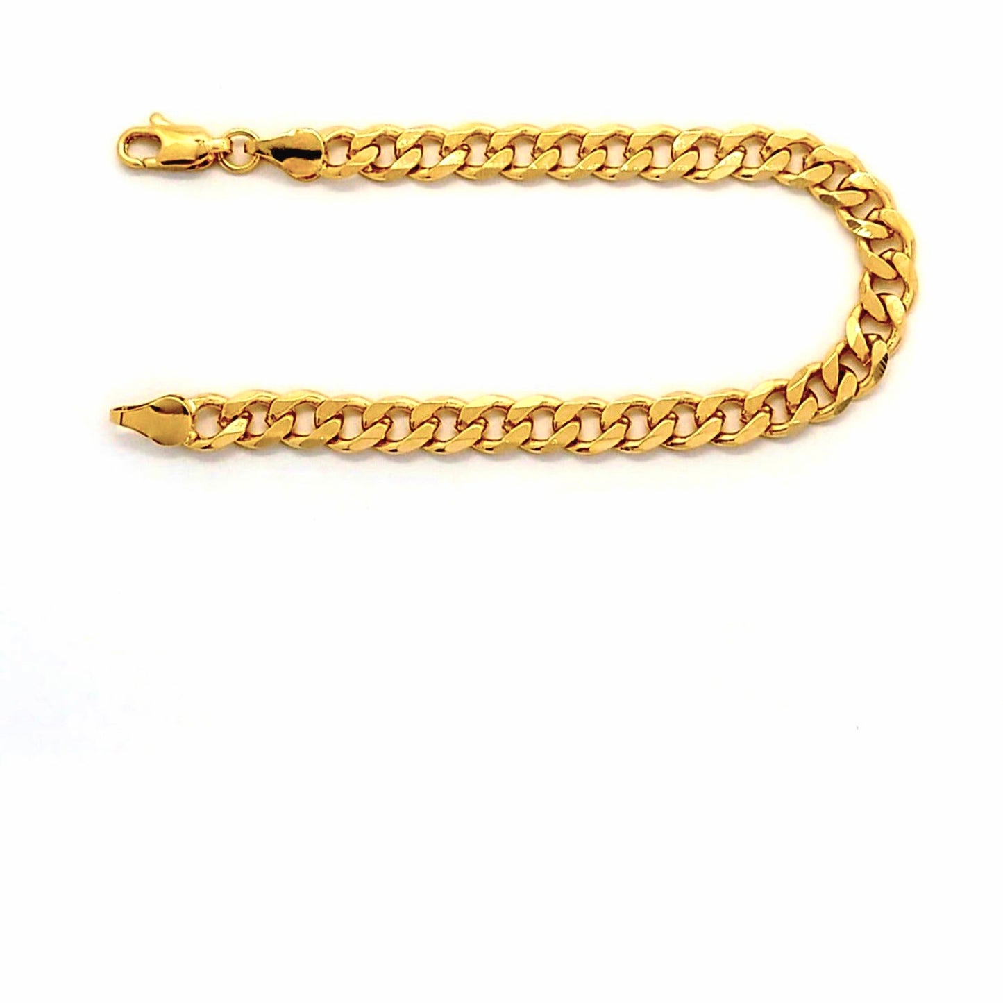 Cuban Link Bracelet-18k Gold Filled