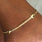 Mariner Link Hearts Anklet