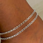 Mariner Link Anklet-925 Sterling Silver-3.5mm