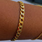 Cuban Link Bracelet-18k Gold Filled