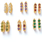 Nylah Zircon Earrings-18k Gold Plated