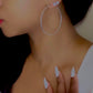 Jayda Hoop Earrings-925 Sterling Silver