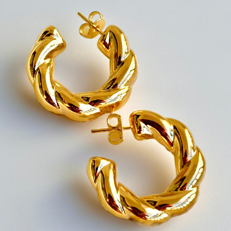Elena Hoop Earrings