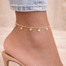 Astra Charm Gold Filled Anklet